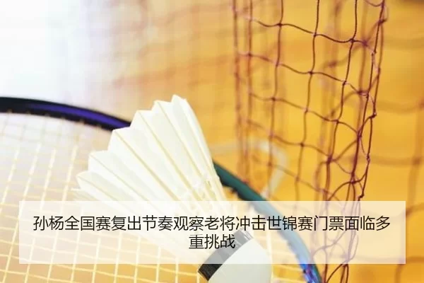 孙杨全国赛复出节奏观察老将冲击世锦赛门票面临多重挑战
